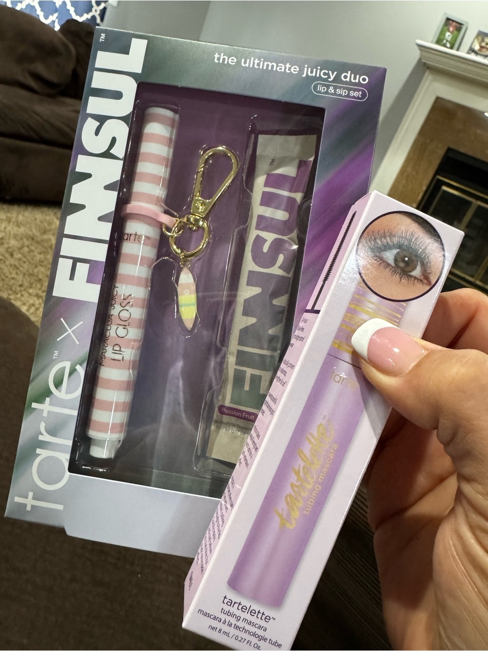 Tarte x Finnsul Juicy Duo with Tartelette Tubing Mascara.